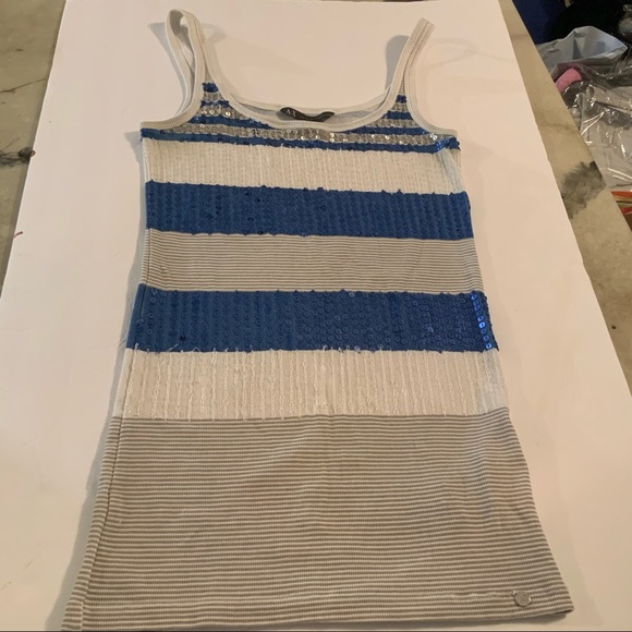 ARMANI EXCHANGE SEQUIN TANK  SZ MED - Picture 12 of 13